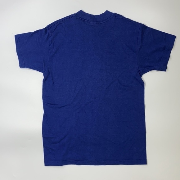 Vintage Uniroyal Eau Claire Plant Blue Tshirt RARE Medium - Picture 2 of 7